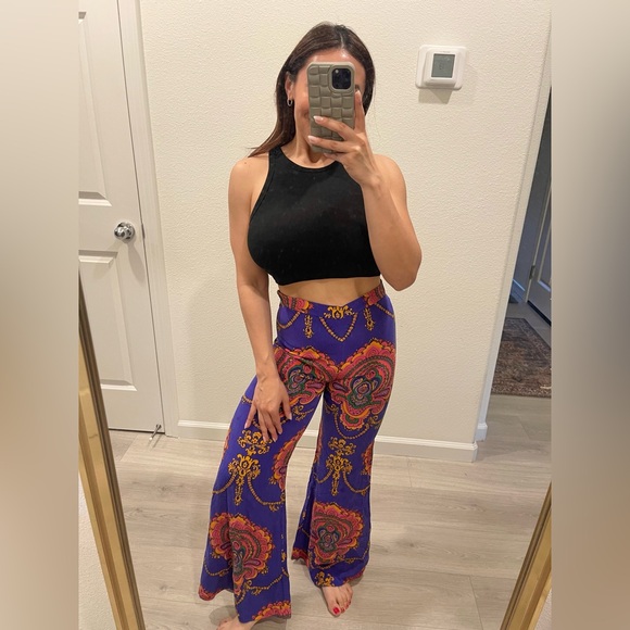 Gucci Pants - Gucci | Silk Wide Leg Trouser Pant Size: 2